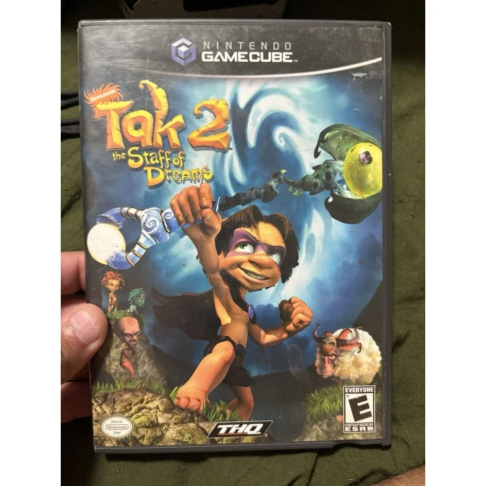Tak 2: The Staff of Dreams (Nintendo GameCube, 2004) Case & Disc - No Manual